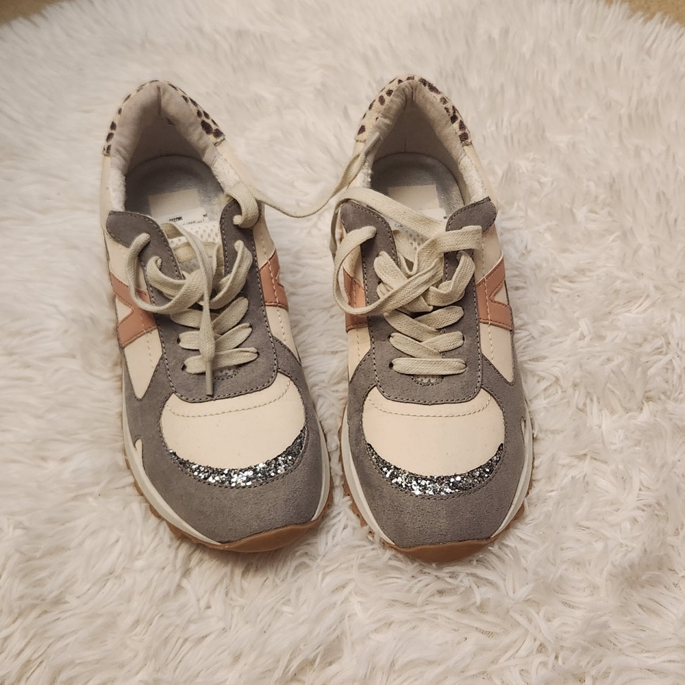 Dolce Vita Muzio sneakers grey multi mesh NWT 7.5